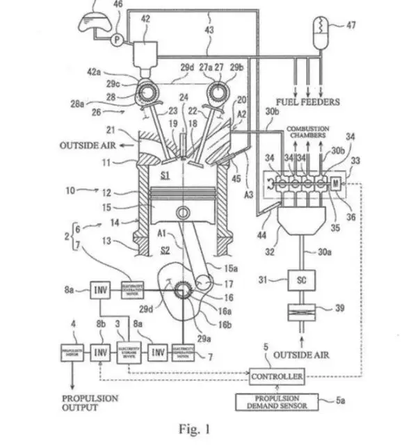Kawasaki Patents Supercharged Two-Stroke Inline-Four Engine 5