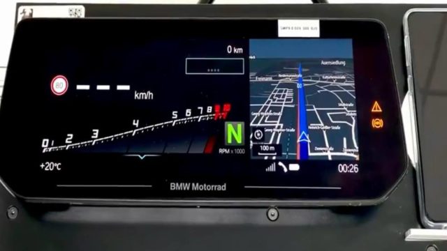 This is the new BMW Motorrad TFT-Display 1