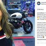 Joanna F. Benz is the first Biker Girl to follow in 2017 7