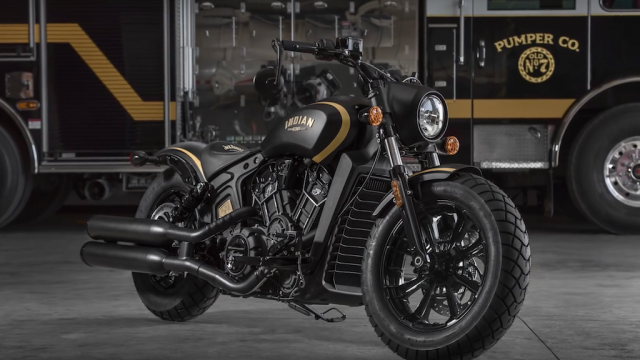 Indian launched a Jack Daniel's limited edition Scout Bobber 1