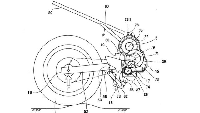 Kawasaki electric motorcycle patent application 01