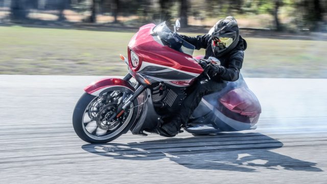 Modified bagger motorcycles to race at Laguna Seca 7