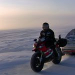 Yamaha R1 goes to the North Pole. Winter adventure ride preparations 15