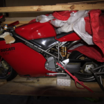 Forgotten new Ducati 996 R Found Abandoned in the Factory Box 3