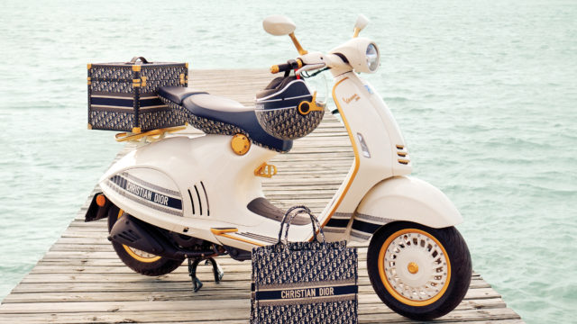 Vespa Unveils the 946 Christian Dior Scooter 1